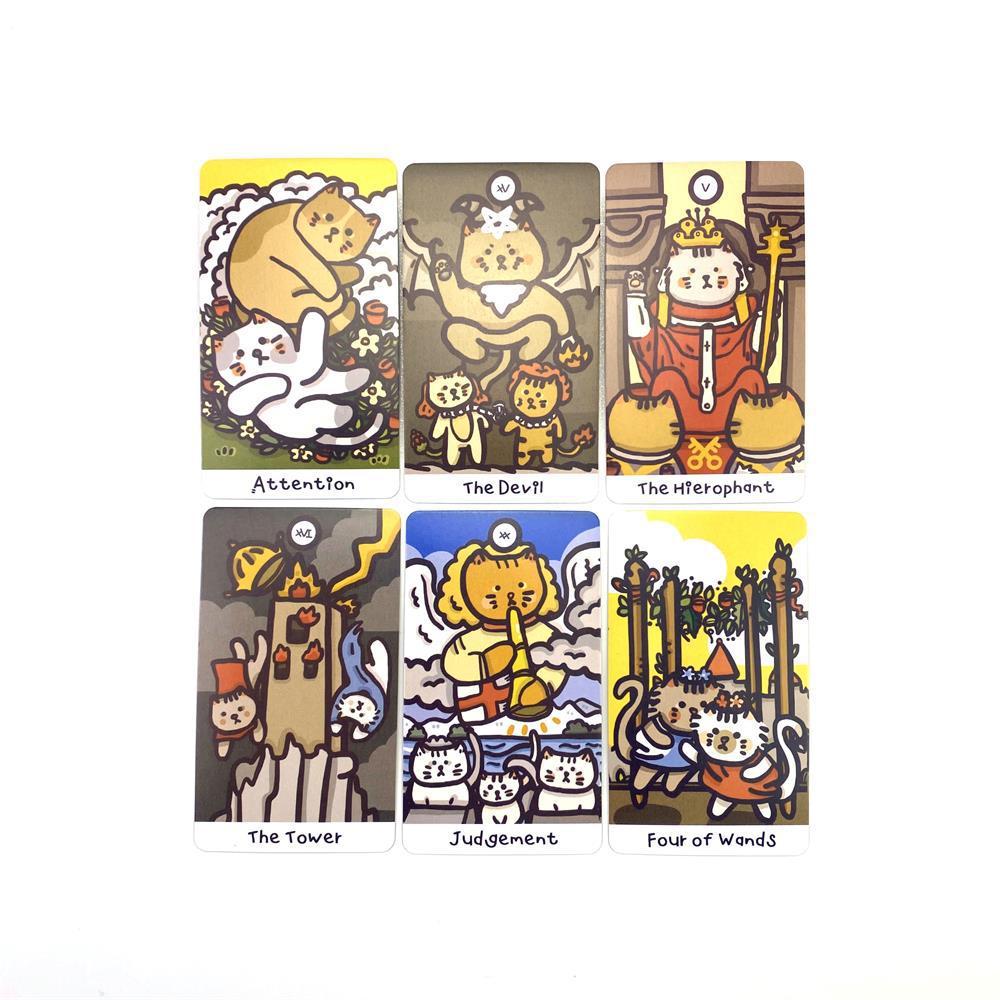 Cattitude Themed Tarot Card For Indoor Use And Enthusiasts