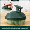 1/2 Pcs Scalp Health Massage Shampoo Brush Comb Scalp Cleaning Silicone Meridian Brush Fur Scalp Care Stop Itch Bath Tools