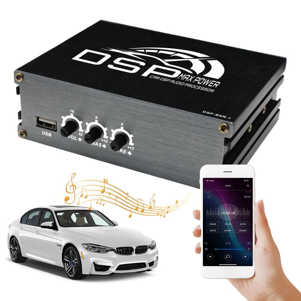 4x50W Car DSP Digital Audio Processor Audio Digital Sound Processor Car DSP Amplifier for Car Audio Enhancement China Mainland