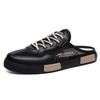 Men Breathable Mesh Half Slippers Covered Toe Beach Mules Casual Board Shoes Summer Sandals 38-45