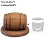 Cocktail Smoker Kit with Apple Cherry Oak Pecan Wood Chips Whiskey Wooden Smoked Wood Hood Smoker for Bar Drinks Kitchen Tools 5