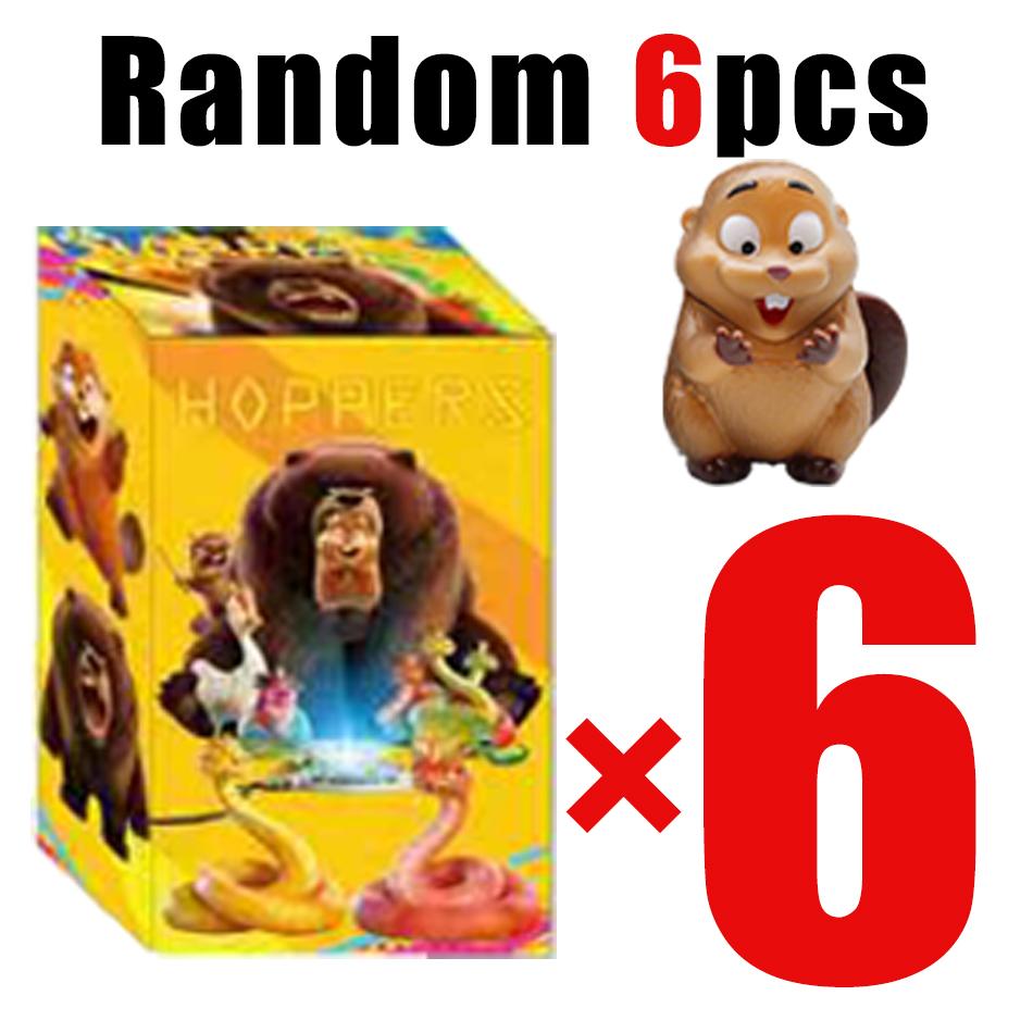 In stock  Beaver Transformation Plan Series  Figure Hoppers Action Figure Movie Model Toys Kids Gift Backpack decoration