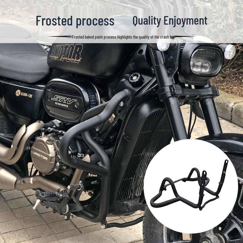 Qianjiang Flash 350/300S Front Guard, Competition Bar, Backrest, and Luggage Rack Accessories