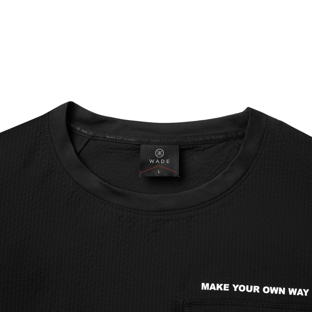 Li Ning Wade Series Sports Casual Simple Solid Color Round Neck Pullover Loose Short Sleeve T-Shirt Men T-Shirt Black ATSV013-1