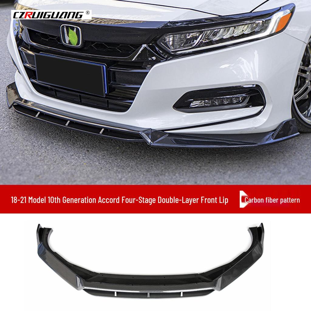 10e Generatie Accord Inspire Voorlip, Sideskirts, Achter- & Boven Spoilers, Louvers & Voorste Splitter Kit