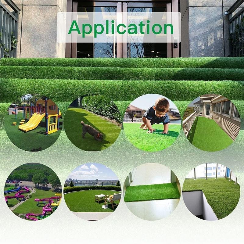 Tapis De Gazon Synthétique 50x100 Cm - Pour Jardin, Balcon, Terrasse - Aspect Naturel, Facile à Entretenir