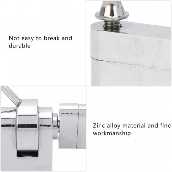 Abhebung Snare Drum Sieb Silber Metall mit Filterkopf Befestigungsschrauben Schlaginstrument Zubehör Zinklegierung