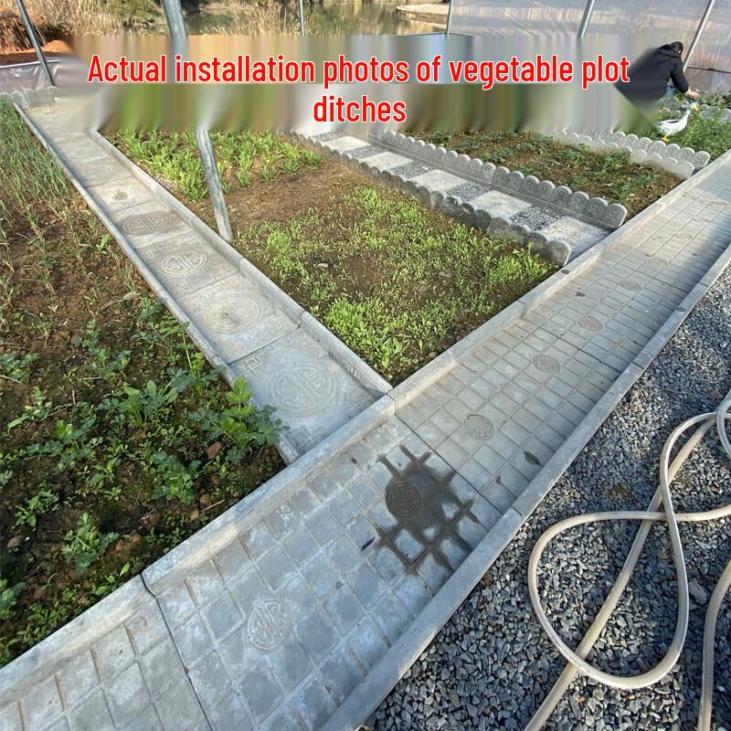 Gartenentwässerungsrinne Betonform