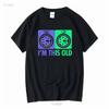 Im This Old Funny Retro Computer T Shirt Long or Short Sleeves Vintage Washed Stylish Graphic Homme Casual
