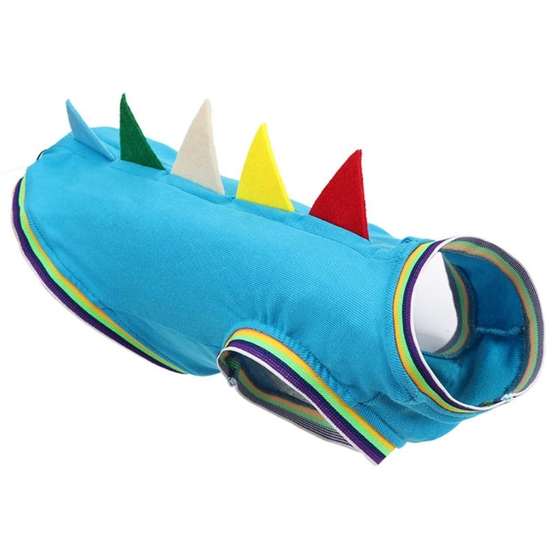 

Dinosaur Theme Vest Dog Apparel For Dachshunds Comfortable and Easy to Wear Dog Costume for Seasonal Festival Event S синий