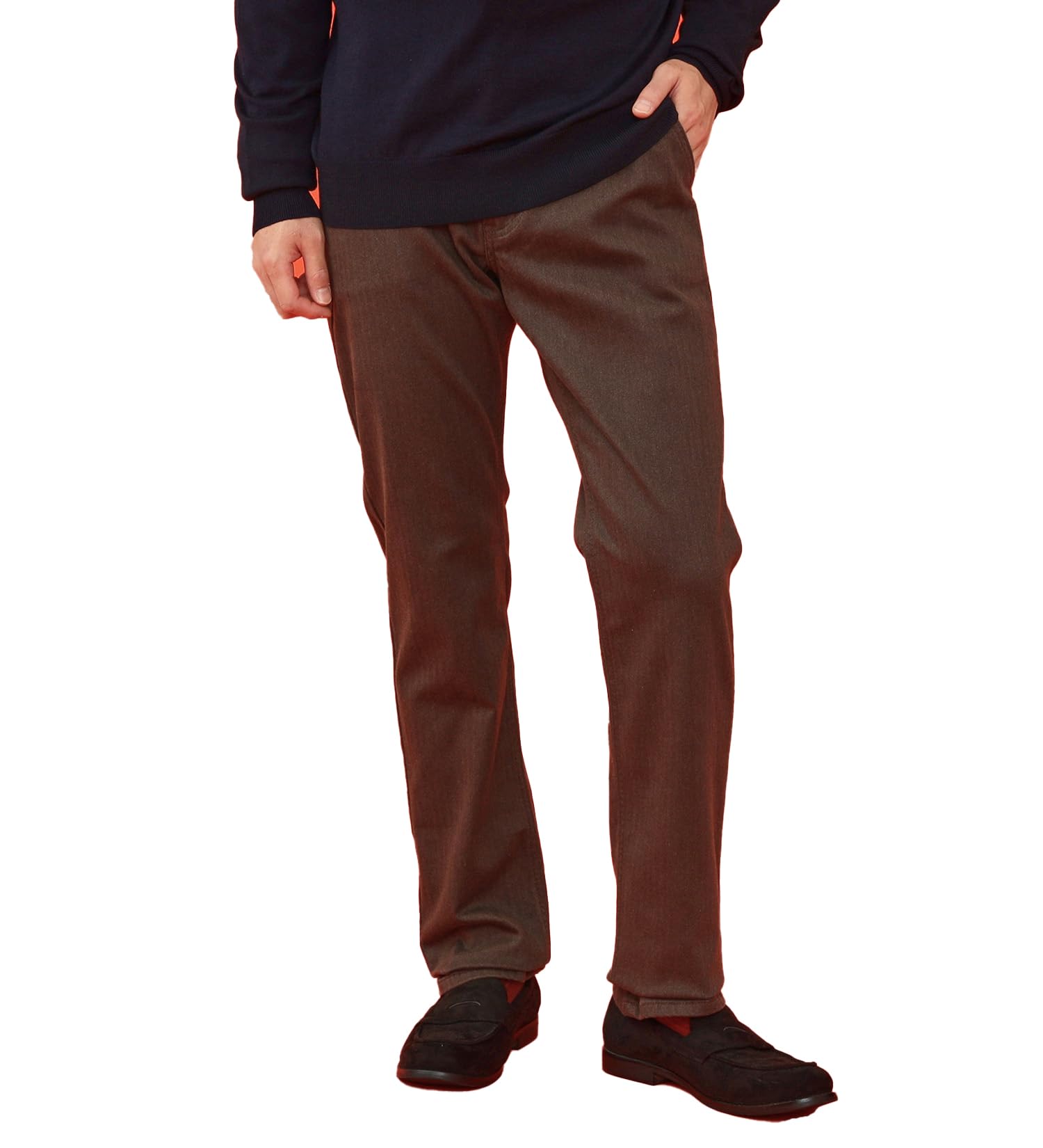 

Edwin Wild Fire International Прямые джинсы с косыми карманами, вискоза, размер 28, мужские джинсы на флисовой подкладке, базовые, брюки, смесовые, теплые, коричневые,