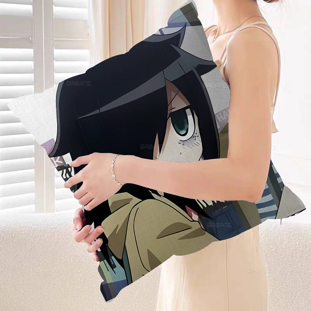 Game Tomoko Kuroki Cushion Cover Pillow Cover Decor Pillowcase Printed Cushion Case for Couch