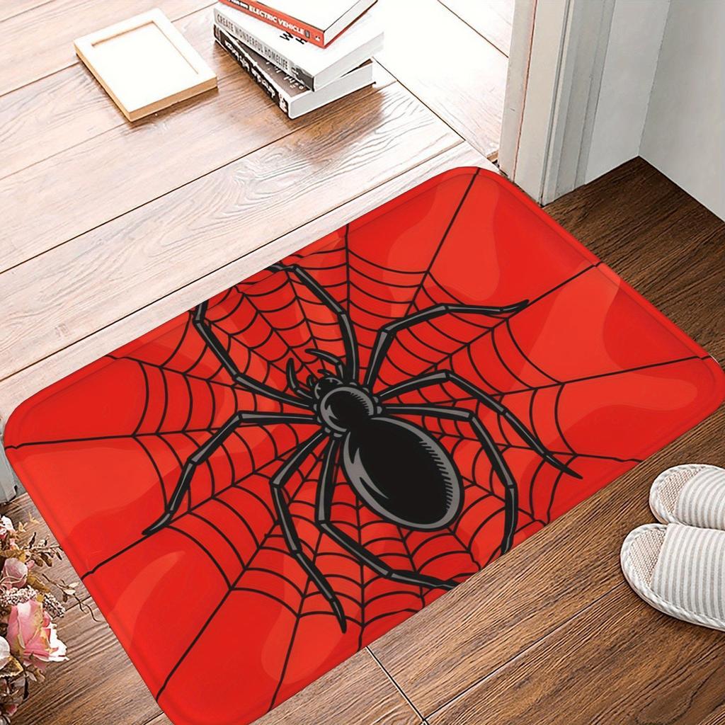 1PC Halloween skull Kitchen Rug Non-Slip Door Mat Pop design Bathroom Rug Bath Mat Carpet for Home Sink Laundry Decor