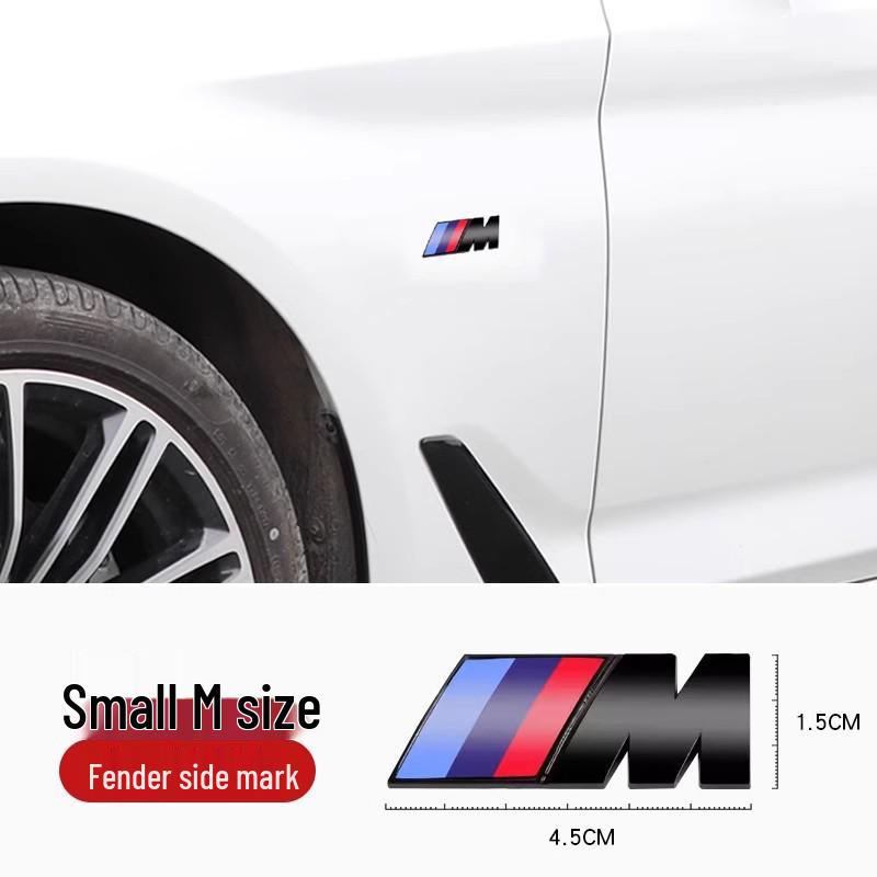 Compatible Grille & Fender Emblem for BMW 1, 3, 5 Series, X1, X2, X5, X6, M3