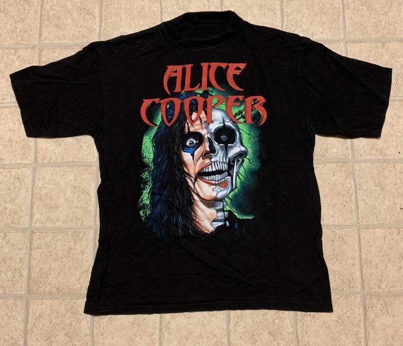 Alice Cooper Concert Tour Cotton Black Short Sleeve Unisex All Size T-shirt M