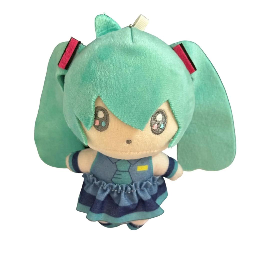Přívěsek plyšová postavička Vocaloid v Q verzi Miku Kaito Rin Len Luka Mini nadýchaný klíčenka na batoh Ozdoba Sběratelský dárek