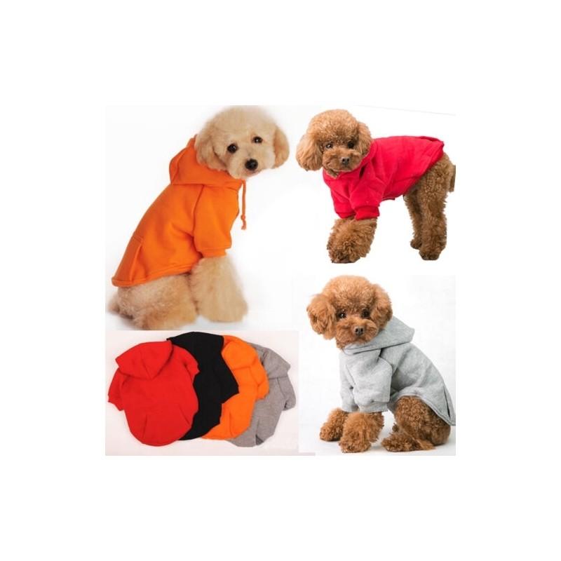 Pet Hoodie For Dogs With Cotton Material And Hood For Winter Warmth Ideal For Small Puppies And Pets