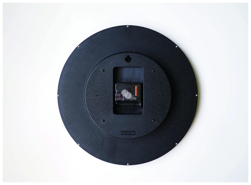 Interform INC. Onnela Wall Clock CL-4022BK with Sweep Movement