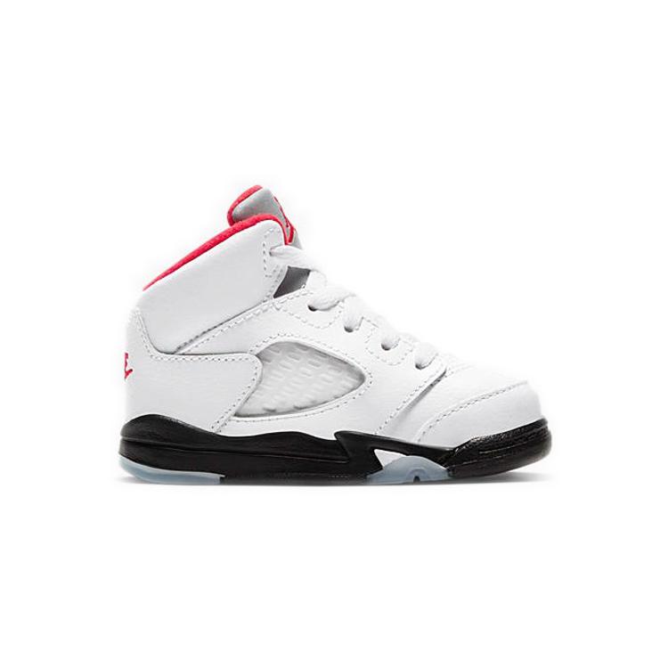 Jordan 5 Retro Fire Red Silver Tongue 2020 TD 440890-102
