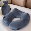 Inflatable U-Shaped Neck Support Pillow - Travel & Airplane Comfort