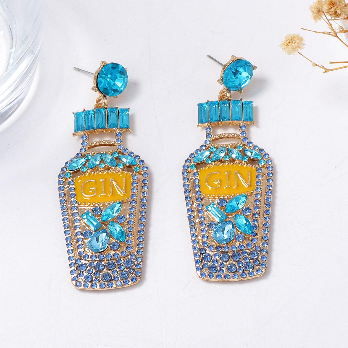 

Модные серьги-подвески для женщин синий