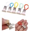 5PCS Clothes Pegs Stainless Steel Clothespins Colorful Laundry Tea Towel Hanging Clips Loop Clothes Folder Bathroom Acssories
