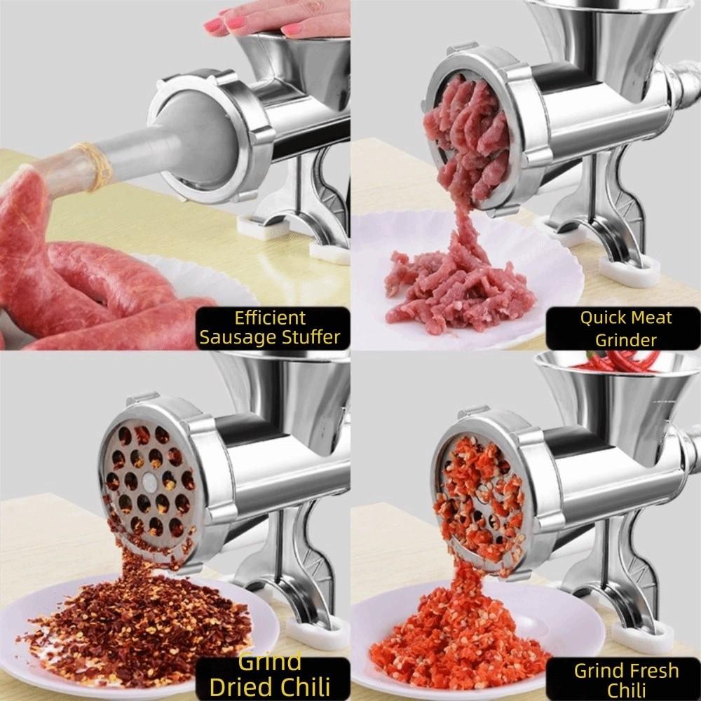 Household Manual Meat Grinder Hand Crank Meat Mincer Multifunctional Enema Machine Cooking