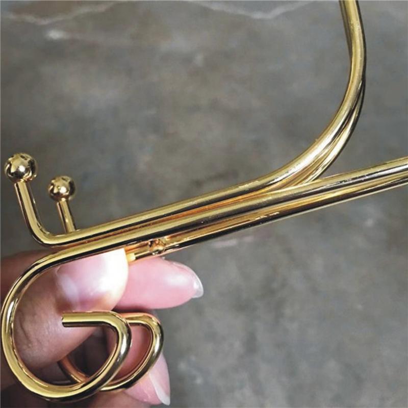 

ABUL-3X Gold Display Stand Craft Bracket Book Holder Photo Pedestal Bowl Dish Frame Picture Plate Rack Easel 15Cm