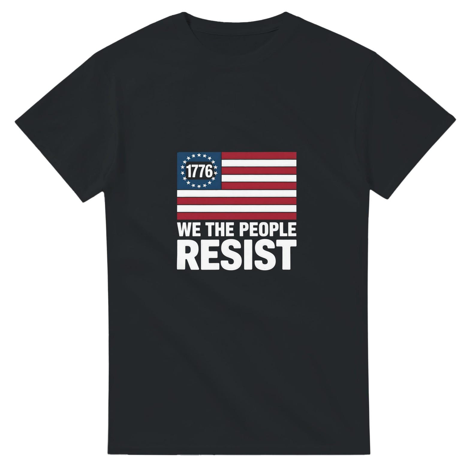 We The People Resist Heavyweight Unisex Crewneck T shirt | Gildan® 5000 XL