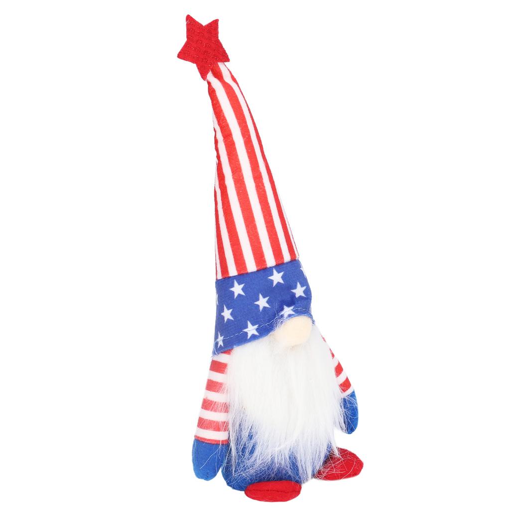 Den nezávislosti Gnome Roztomilý Ručně vyráběný Krásný Význam Gnome Plyšová Dekorace pro Kancelář Obývací Pokoj