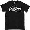 New Enjoy Cocaine Adult Novelty Humor Funny Ironic Joke Party Logo Coke Shirt Hot 2019 Fashion Unisex Summer Style Cotton Shirts