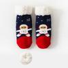 Krdevn Baby Socks - Rends Baby Slipper Socks Christmas Toddler Fuzzy Socks Warm Non Winter Socks - Socks for Baby Girl,Color:Navy,Size:2-4 Years