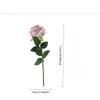 Rose Artificielle Dégradée Fausse Fleur pour Décoration de Mariage Fête à Domicile Ornement d'Artisanat