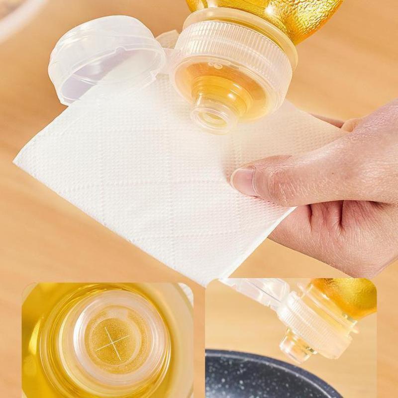 300/500/1000Ml Kitchen Oil Bottle Seasoning Plastic Squeeze Bottle Dispenser For Salad Sauce Olive Oil Container Cooking Gadgets