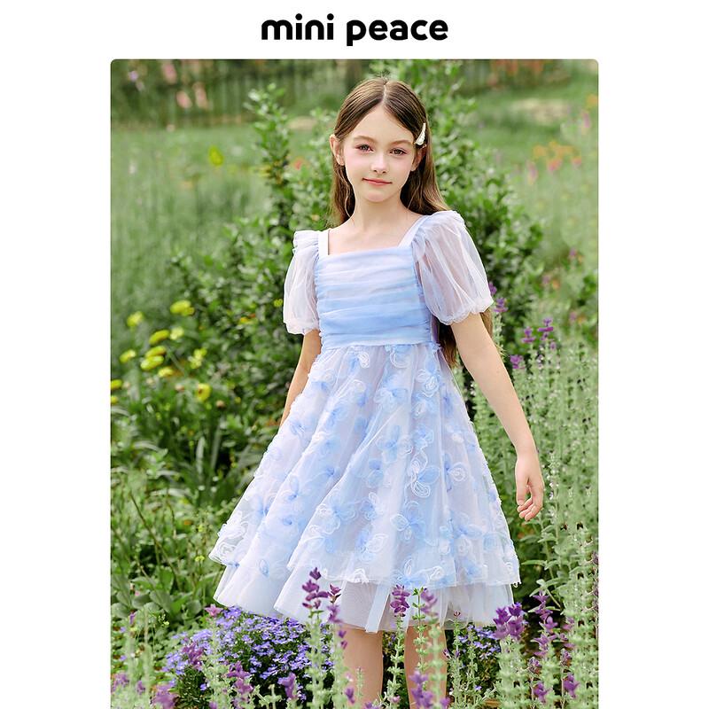 Летнее повседневное платье-принцесса для девочек MiniPeace 110