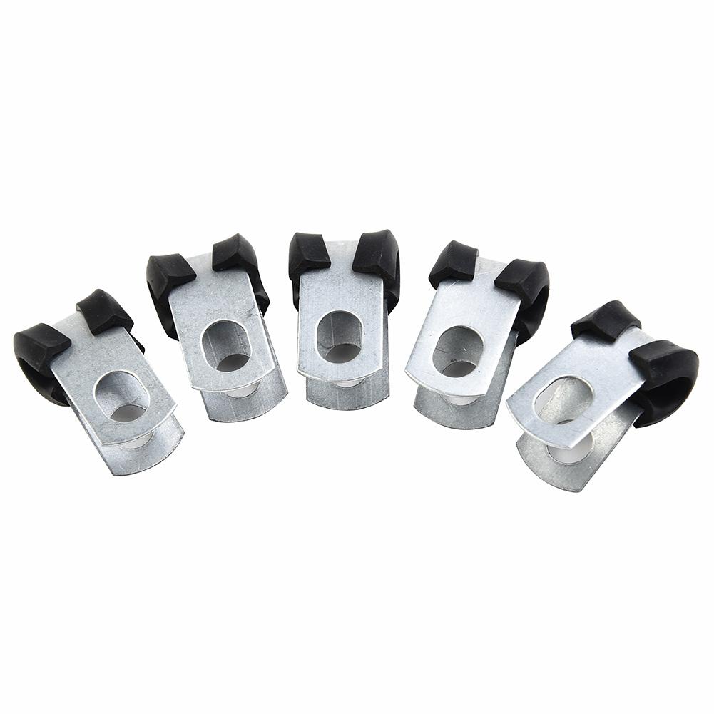 Brake Pipe Clips 3/16\\\" For 3/16\" Pipes Lined Metal+Rubber P Clips