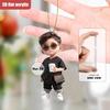 2D Colored Acrylic Boy Girl Hanging Decor, Fit for Keychain Car Backpack Home, Nice Holiday Gift for Thanksgiving Valentine Christmas
