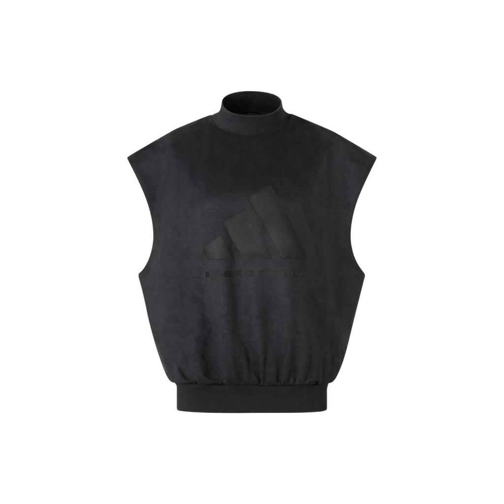 Adidas Chapter 01 Series Basketball Sleeveless Hoodie Unisex Tops Charcoal-Black IN7702