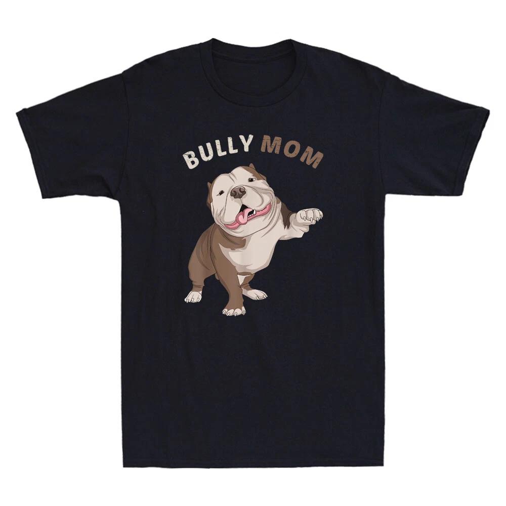 American Bully Mom Dog Mama Funny Women Mother s Day Gift Unisex Vintage T-Shirt XXXXL