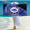 1pc C-Chelsea Beach Towel, Comfortable and Thick, and Swimming/Bath/Picnic/Camping Towel, Suitable for Seaside Beaches
