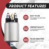 Black & Silver Metal 12V Solenoid Switch SS-1227