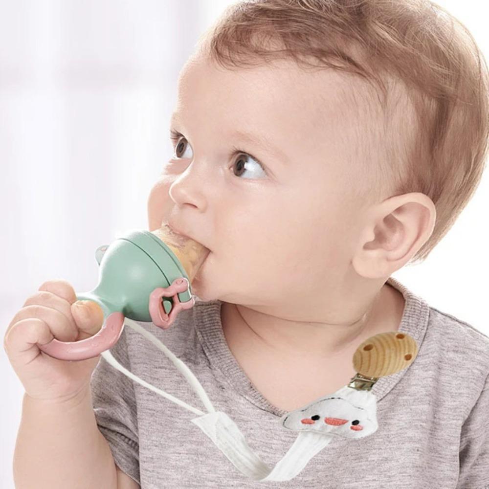 Cartoon Soother Holder Animals Doll Nipple Holder Clips Kawaii Baby Cloth Pacifier Chain  Children