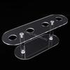 4 Holes Acrylic Ice Cream Cone Holder Tray Sushi Roll Display Stand Rack Shelf 6XDE
