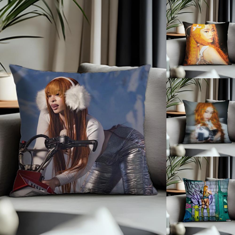 Trending Iice Spiceead Cushion Cover Antidustmite Pillowcase Invisible Zipper Silky Short Plush Sofa Cushion Cover