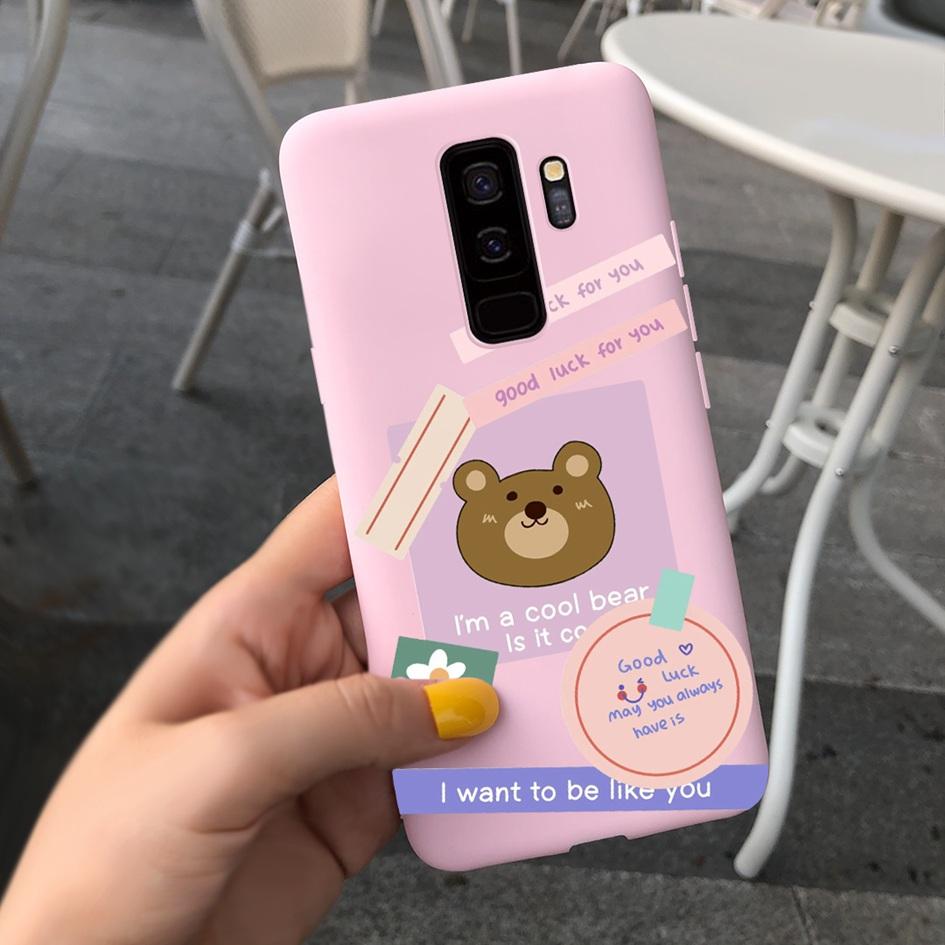 For Samsung Galaxy S9 Case G960F/DS Phone Cover Luxury Cartoon Soft Slim Funda For Samsung S9 Plus G965F S9+ Coque S9Plus Bumper