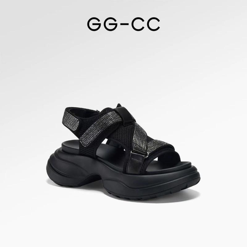 

Haute couture 5 heightening fashion platform sandals women s summer new Velcro small casual sneakers 40