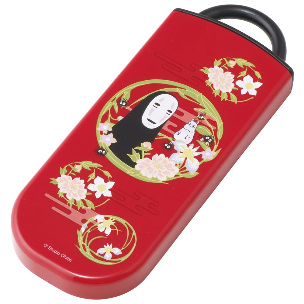Skater Lunch Box Trio Set Chopsticks Spoon Fork Kids Cutlery Antibacterial Treatment Easy To Open Sliding Type Made In Japan Ghibli Spirited Away