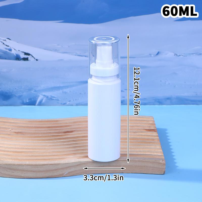 White Fine Mist Spray Bottle – Portable Atomized Dispenser for Makeup, Alcohol, and Facial Hydration