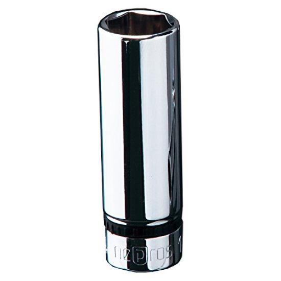 

Kyoto Machinery Tools Nepros Deep Socket (KTC) 9.5mm (3/8 inch) NB3L-17