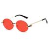 Vintage Rimless Round Metal Sunglasses Women Men Fashion Luxury Brand Designer Sun Glasses Leisure Travel Lady Man Eyewear Uv400